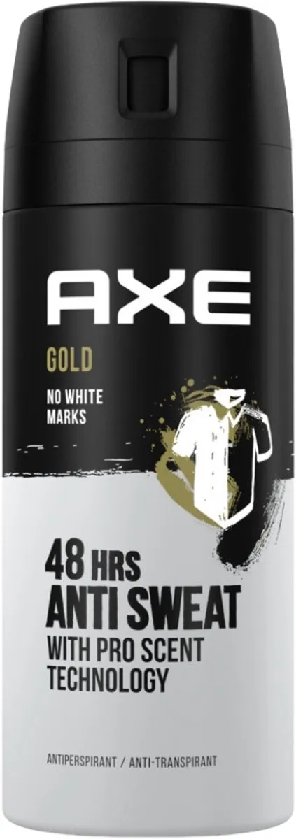 Axe Gold Anti-transpirant Spray 300ml (2x150ml) - Oud Wood & Vanille