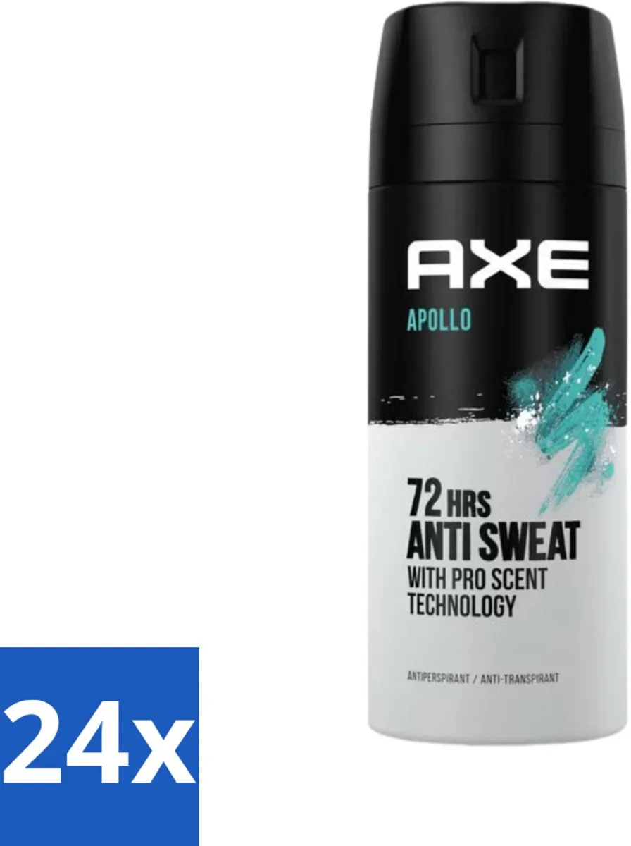 Axe Apollo Deodorant Spray 150ml - 24 Stuks - afbeelding 6 van 6