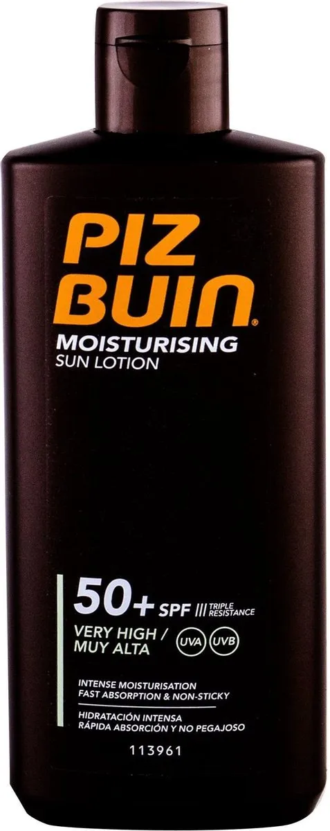 Piz Buin Hydraterende Zonnebrandlotion SPF 50+ 200ml