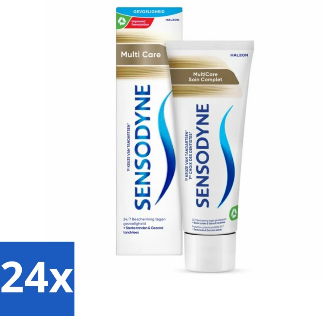 Sensodyne MultiCare Tandpasta 24 Stuks (2x75ml x 12)