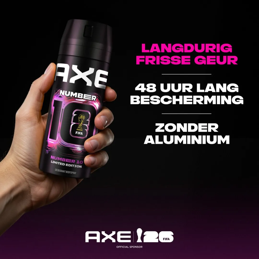 Axe Number 10 FIFA Bodyspray - 6x150ml