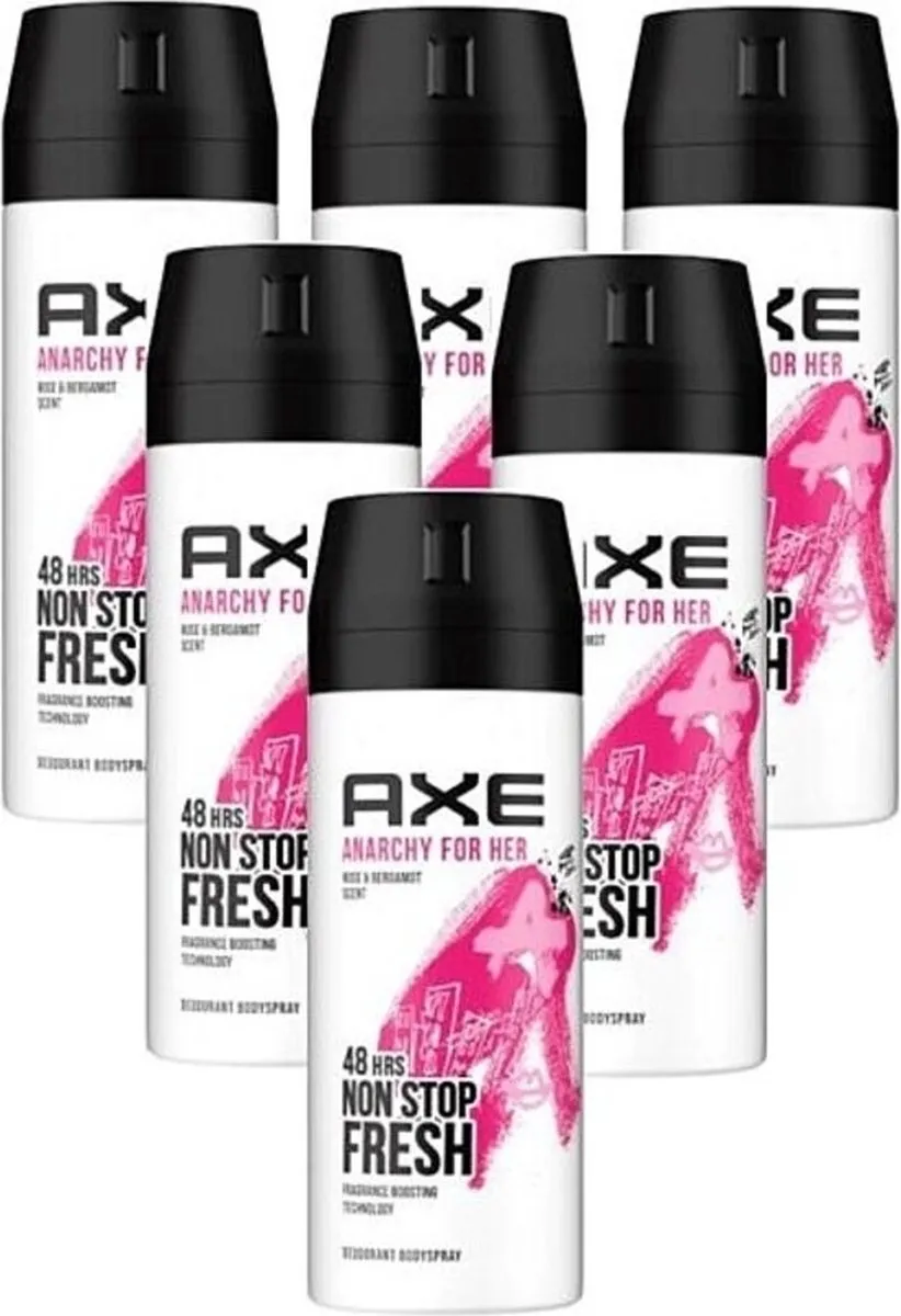 Axe 48H Fresh Deodorant Spray Anarchy For Her - 6x150ml