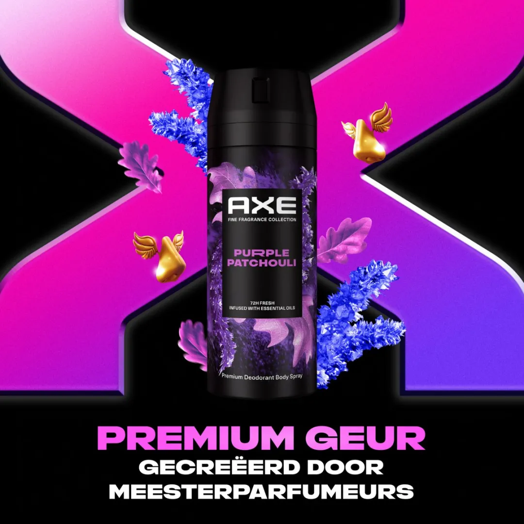 Axe Purple Patchouli Bodyspray - 6x150ml