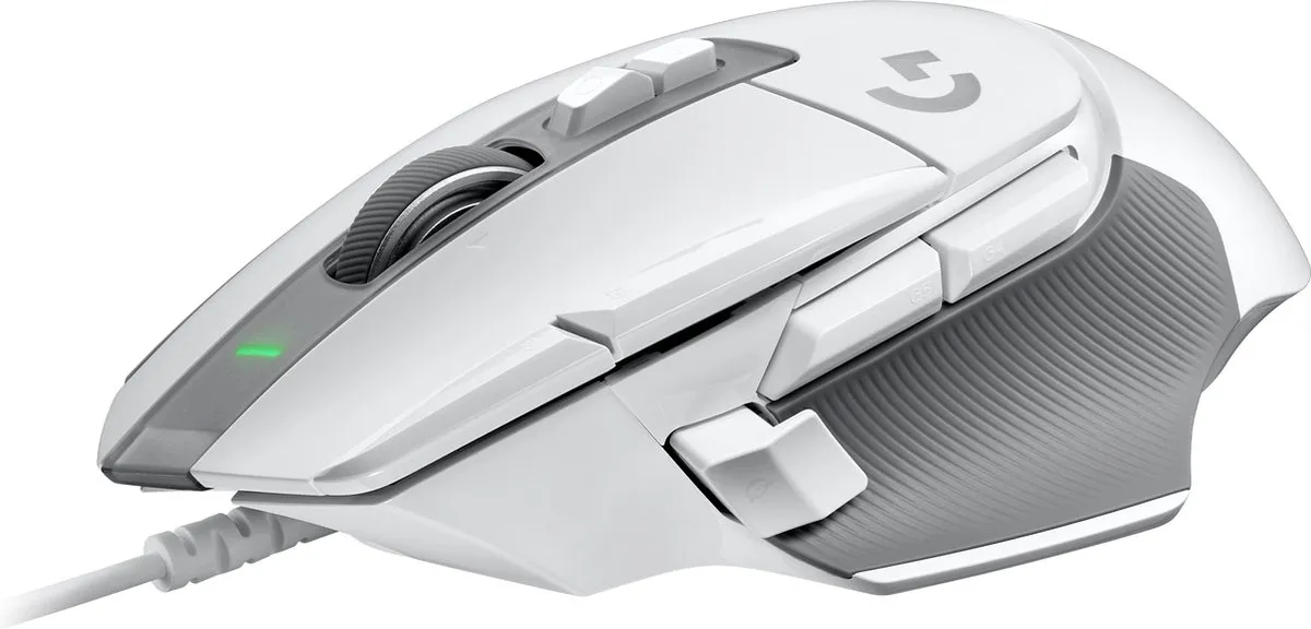 Logitech G502 X - Bedrade Gaming Muis - Rechtshandig - Optisch - Wit