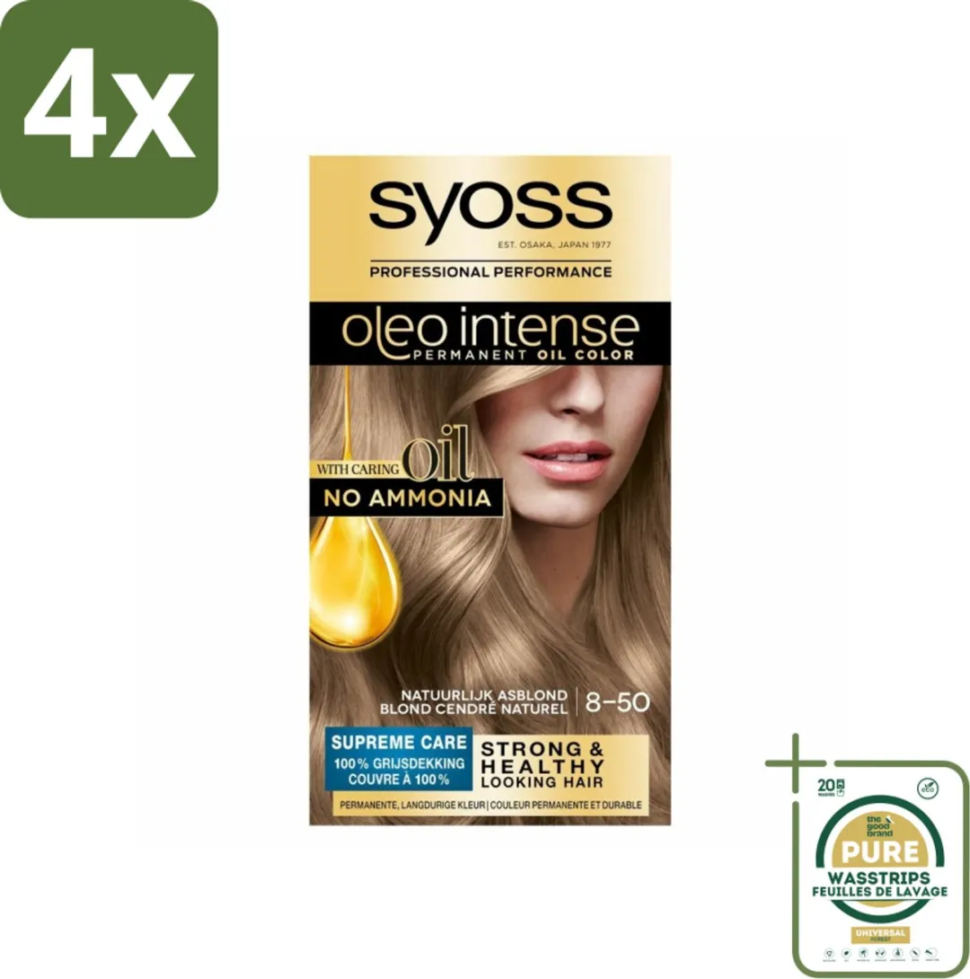 SYOSS Oleo Intense Ijzig Bruin Haarverf 460ml