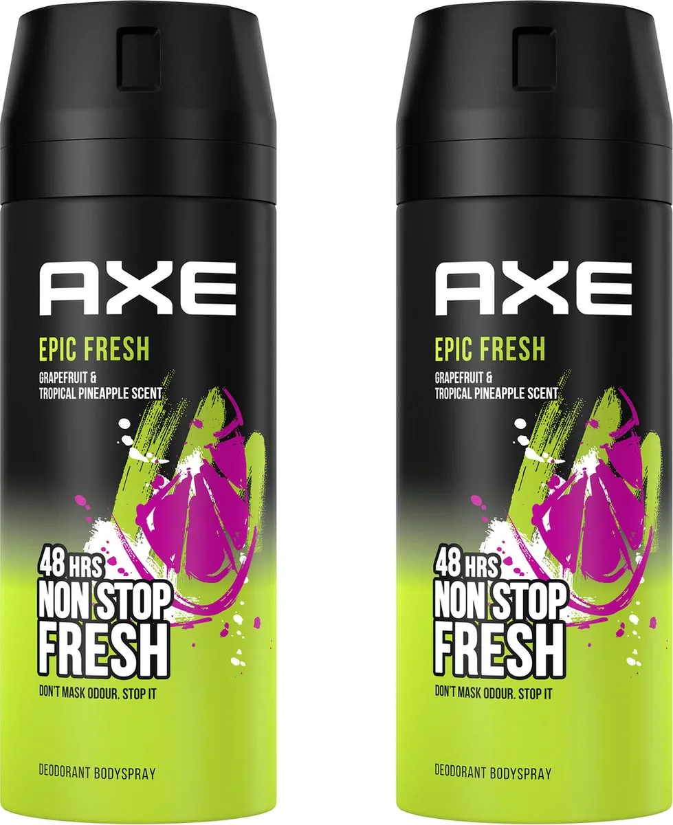 Axe Epic Fresh Deodorant Bodyspray - 2x150ml