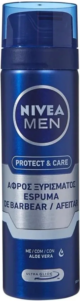 NIVEA Protect & Care Scheerschuim Aloe Vera 200ml