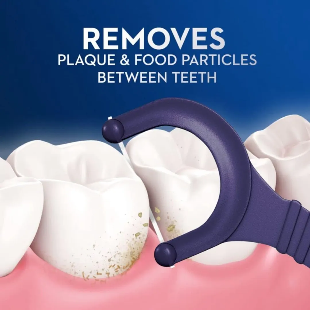 Oral-B Glide 3D White Floss Picks - 75 Stuks - Radiant Mint - afbeelding 2 van 6