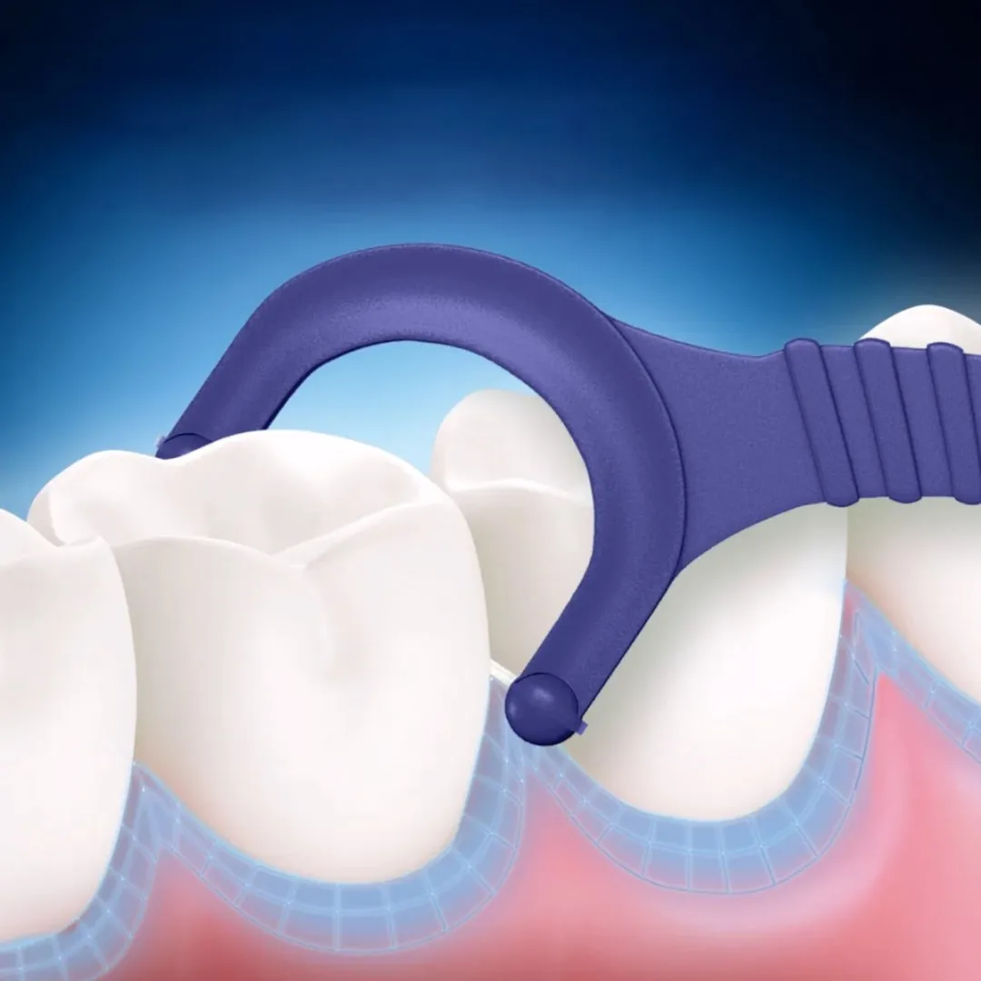 Oral-B Glide 3D White Floss Picks - 75 Stuks - Radiant Mint - afbeelding 4 van 6