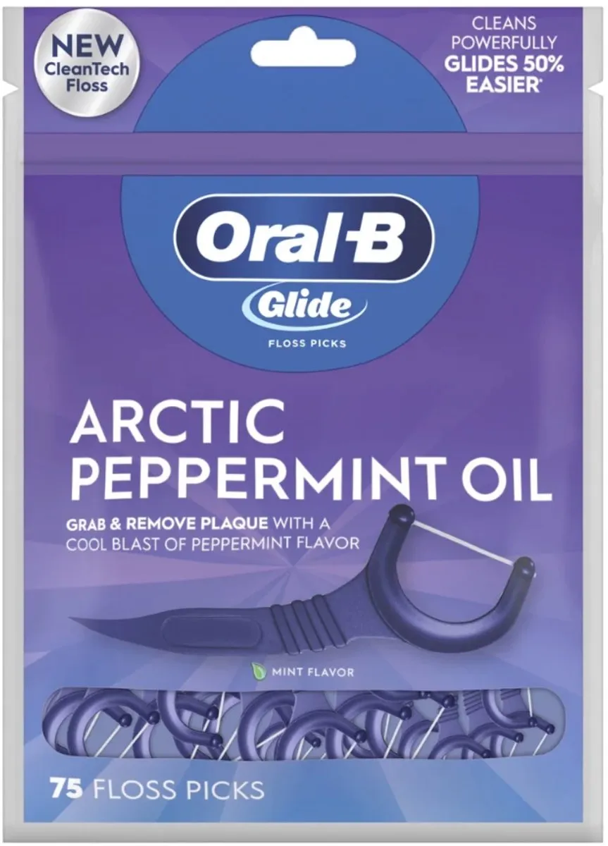 Oral-B Glide 3D White Floss Picks - 75 Stuks - Radiant Mint - afbeelding 3 van 6