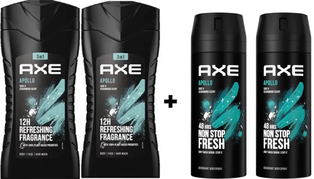 Axe Apollo Douchegel & Deo Spray Set