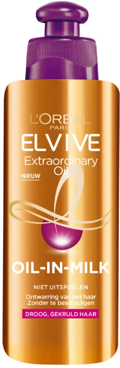 L'Oréal Elvive Extraordinary Oil Krulverzorging Oil-In-Milk 200ml - 3 Stuks