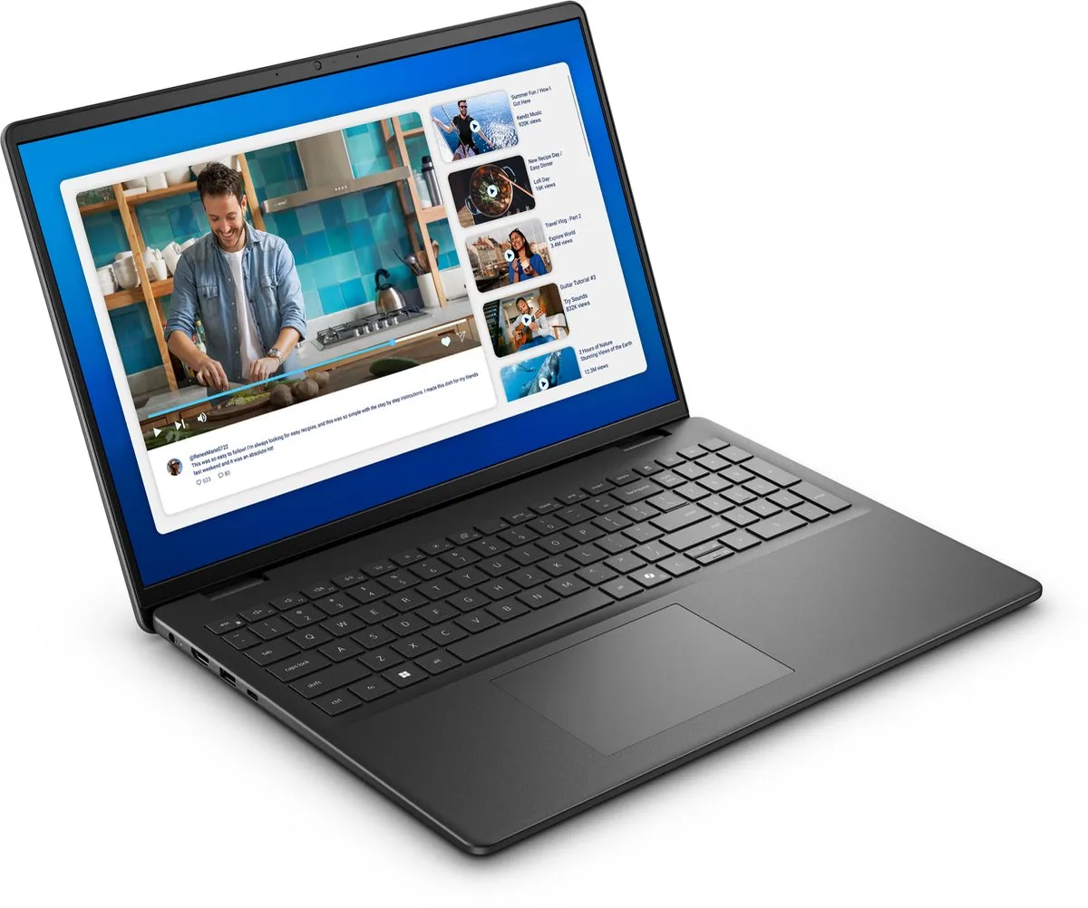 Dell DC16250 Laptop 16" Full HD+ 16GB 512GB SSD - Zwart