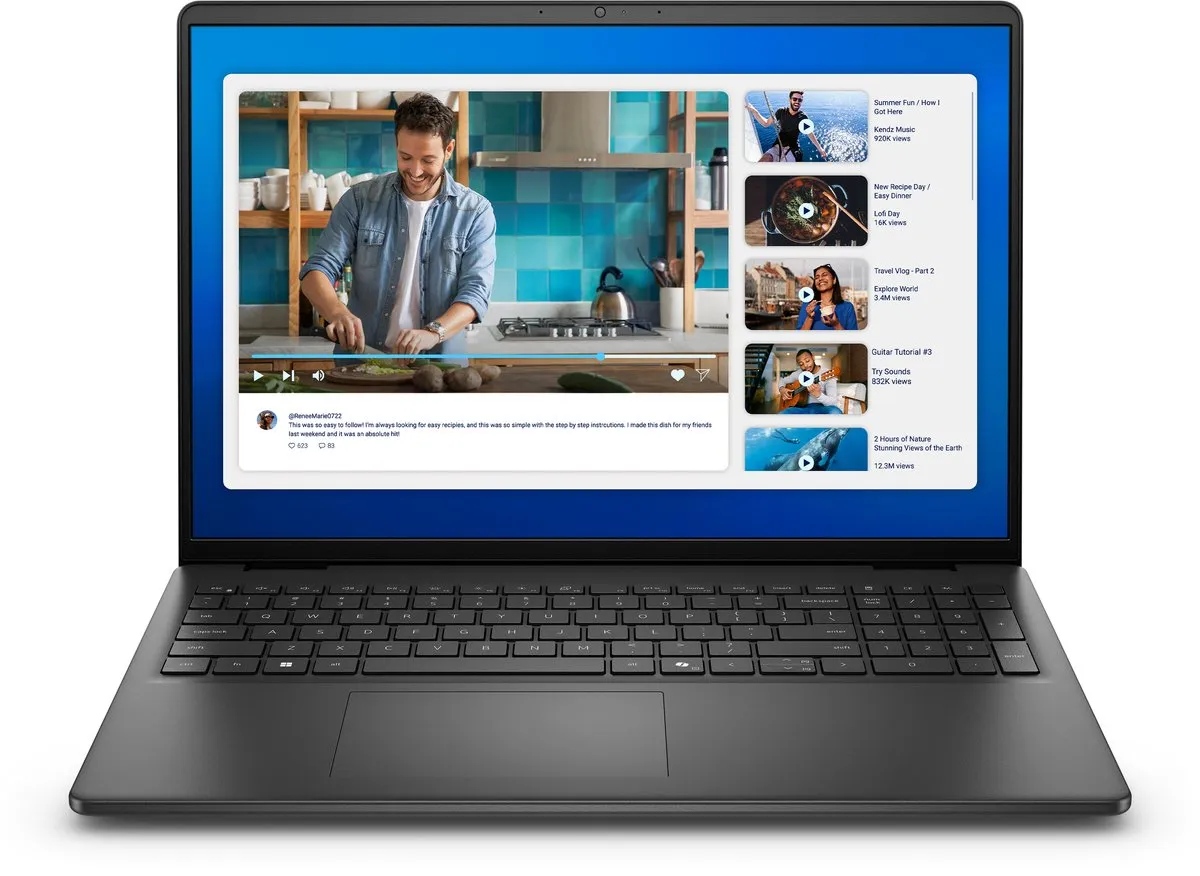 Dell DC16250 Laptop 16" Full HD+ 16GB 512GB SSD - Zwart
