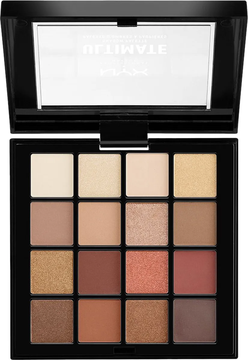 NYX Ultimate Shadow Palette Warm Neutrals - 16 Kleuren