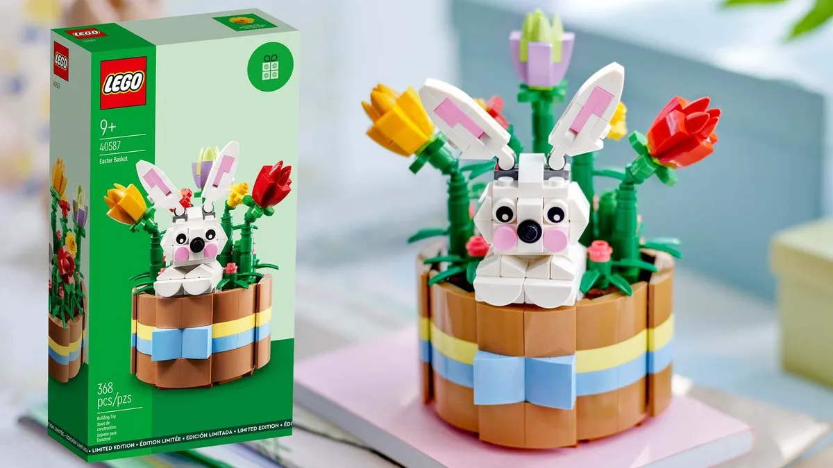 LEGO Pasen Limited Edition 40587 - Paasmandje 368 Stukken - Groen - afbeelding 4 van 6