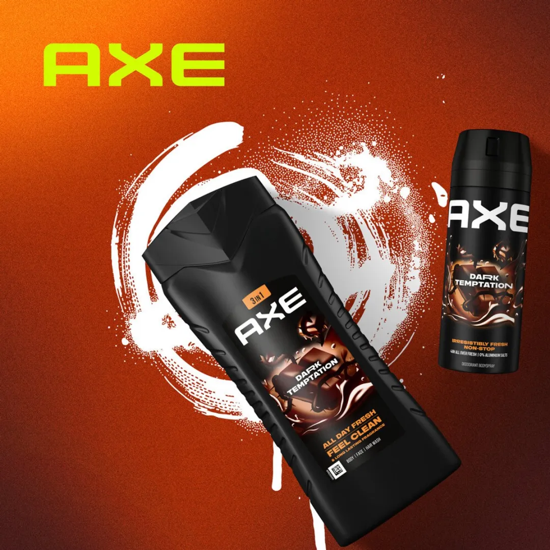 Axe 3-in-1 Douchegel Dark Temptation - 1200ml (3x400ml)