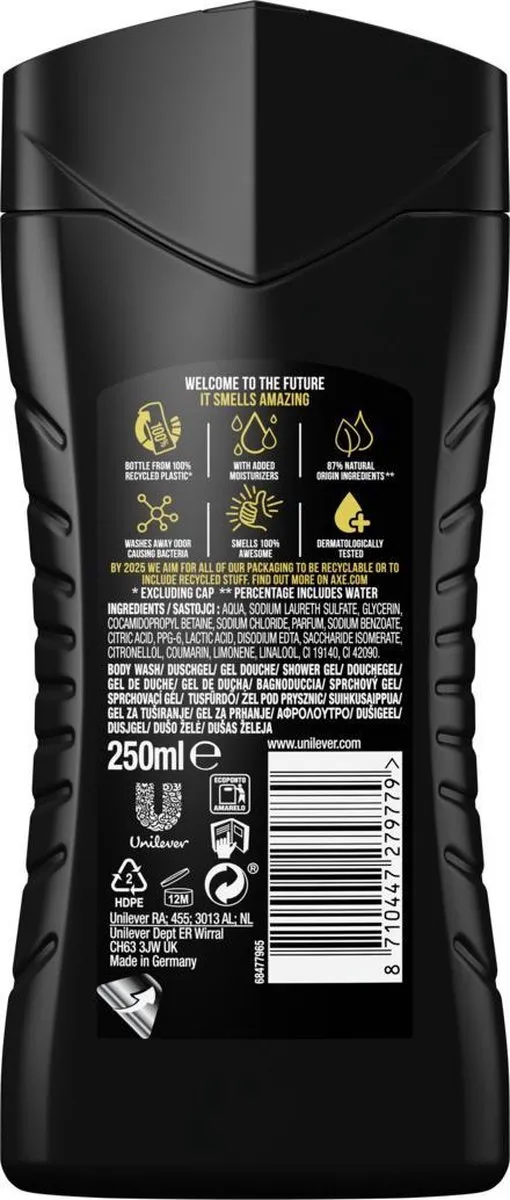 Axe Apollo Douchgel - 3 x 250ml