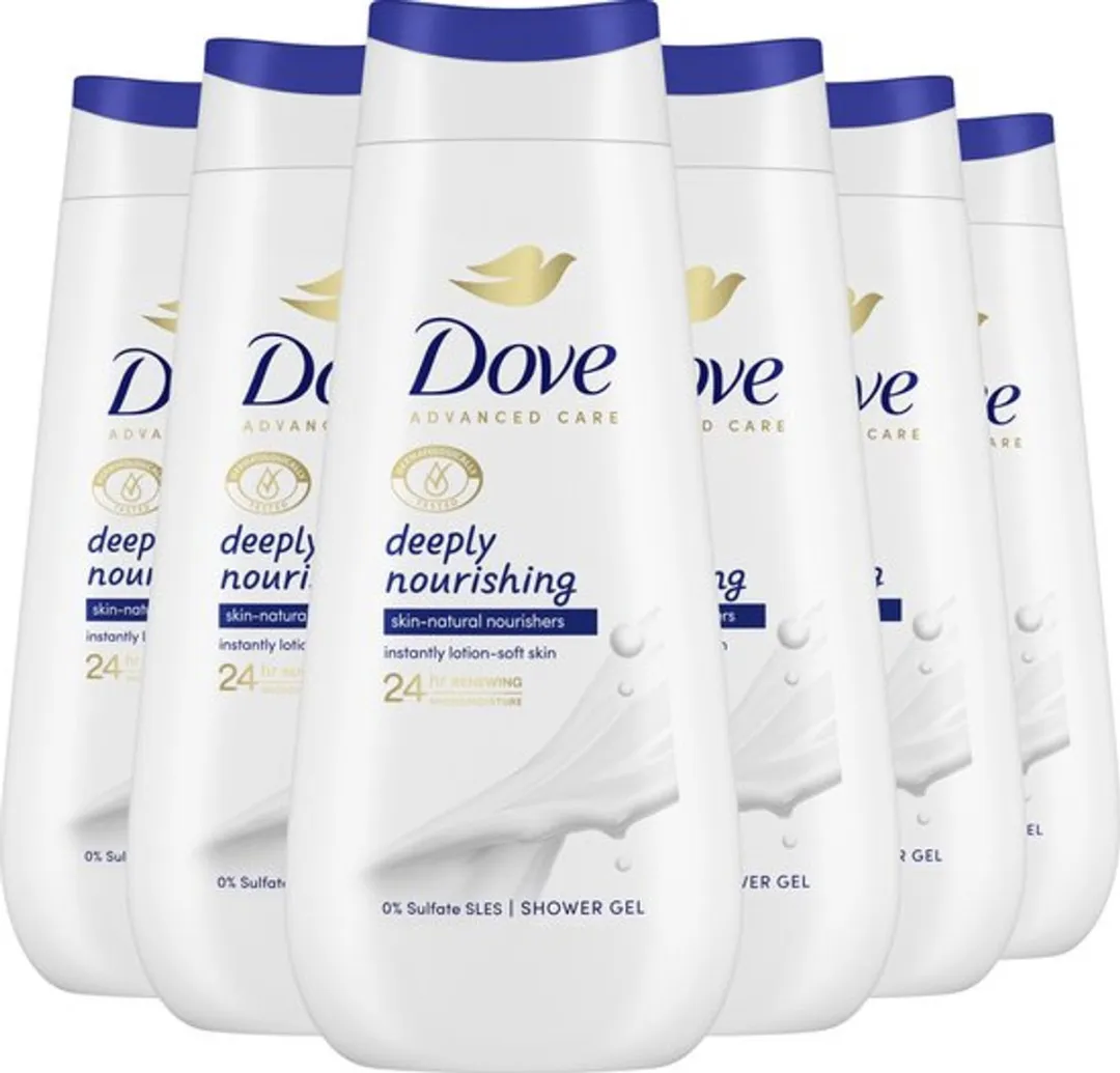 Dove Advanced Care Douchegel - 6x225ml