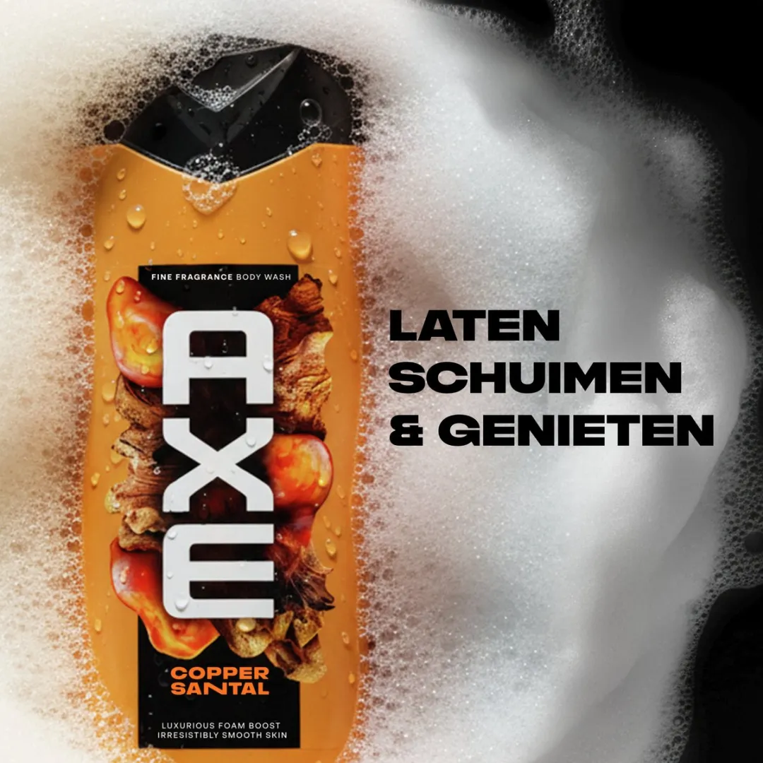 Axe Fine Fragrance Collection Copper Santal Douchegel - 6x225ml