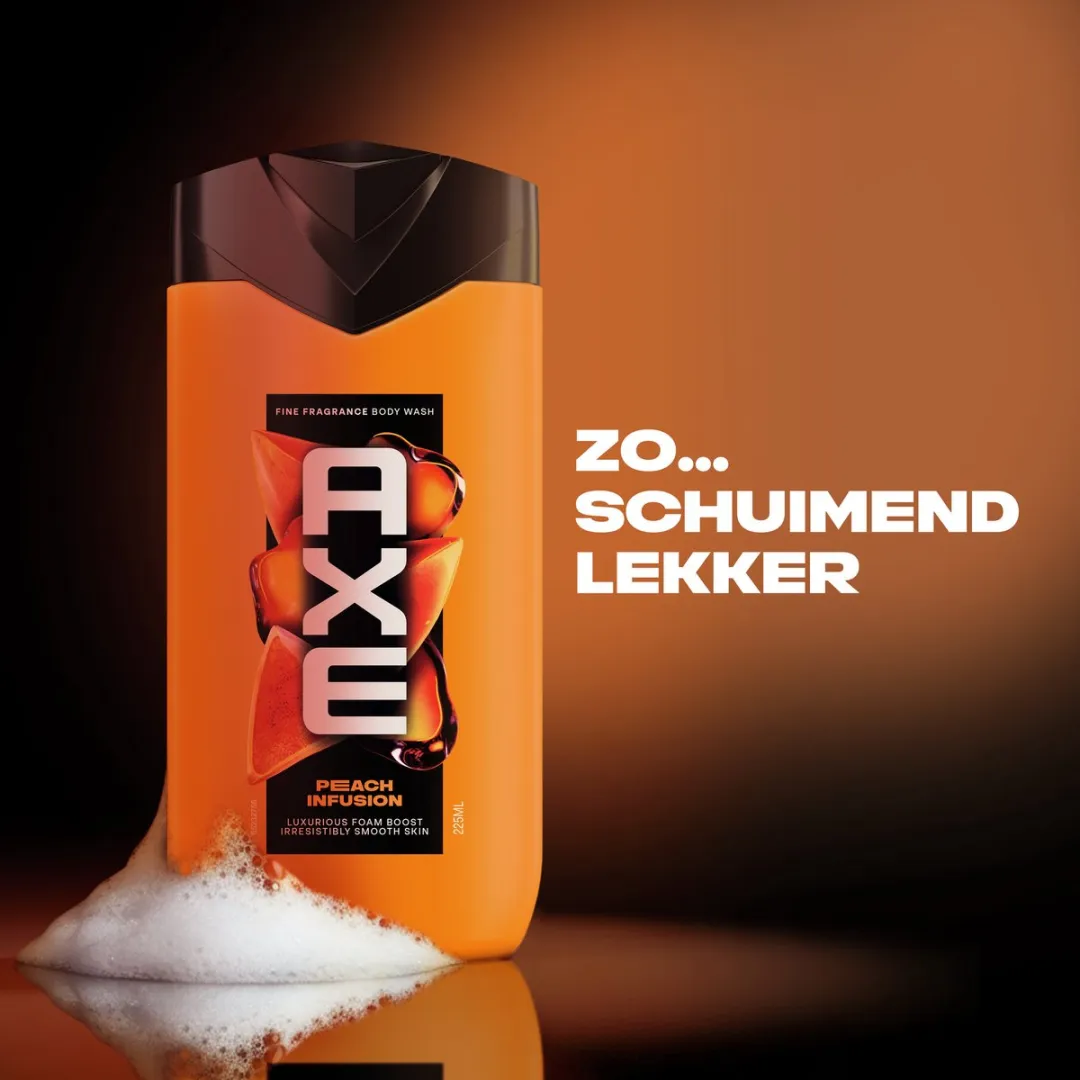 Axe Fine Fragrance Douchegel Peach Infusion - 6x225ml