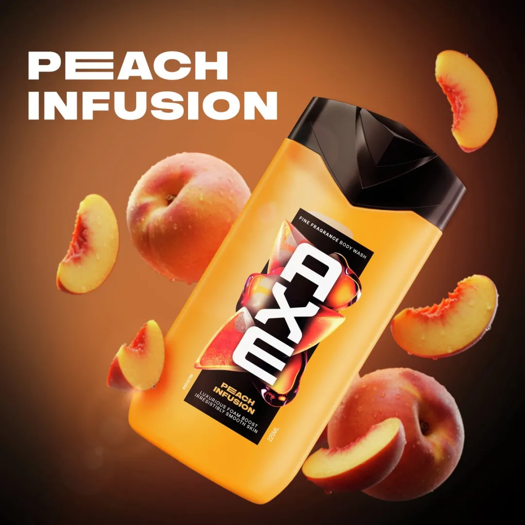 Axe Fine Fragrance Douchegel Peach Infusion - 6x225ml