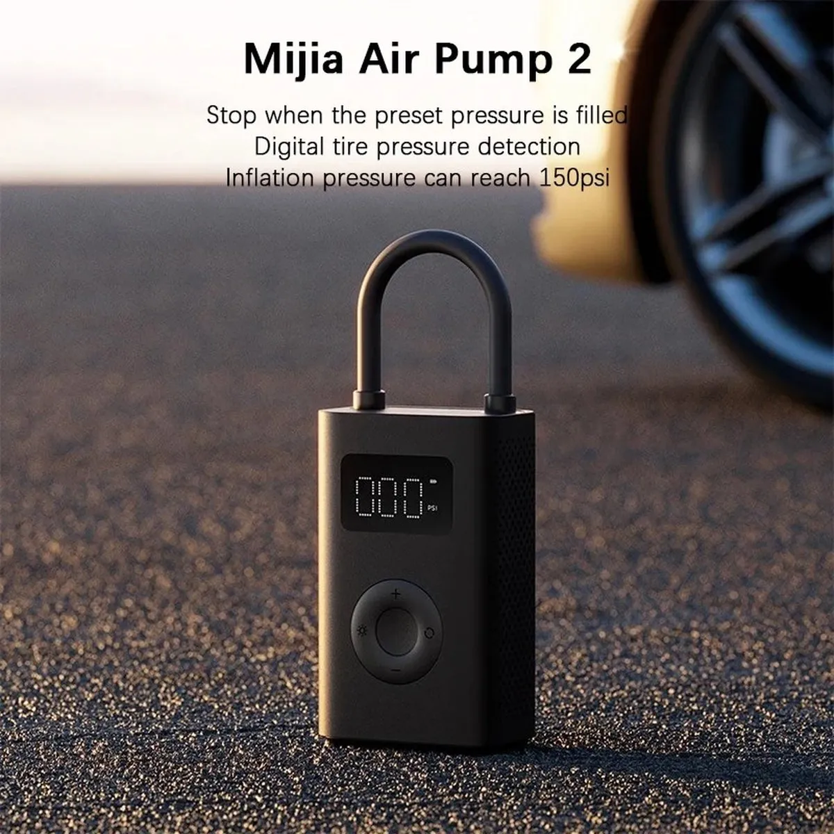 Xiaomi Mijia Draagbare Elektrische Bandenpomp - 14.4W - 6L - Grijs