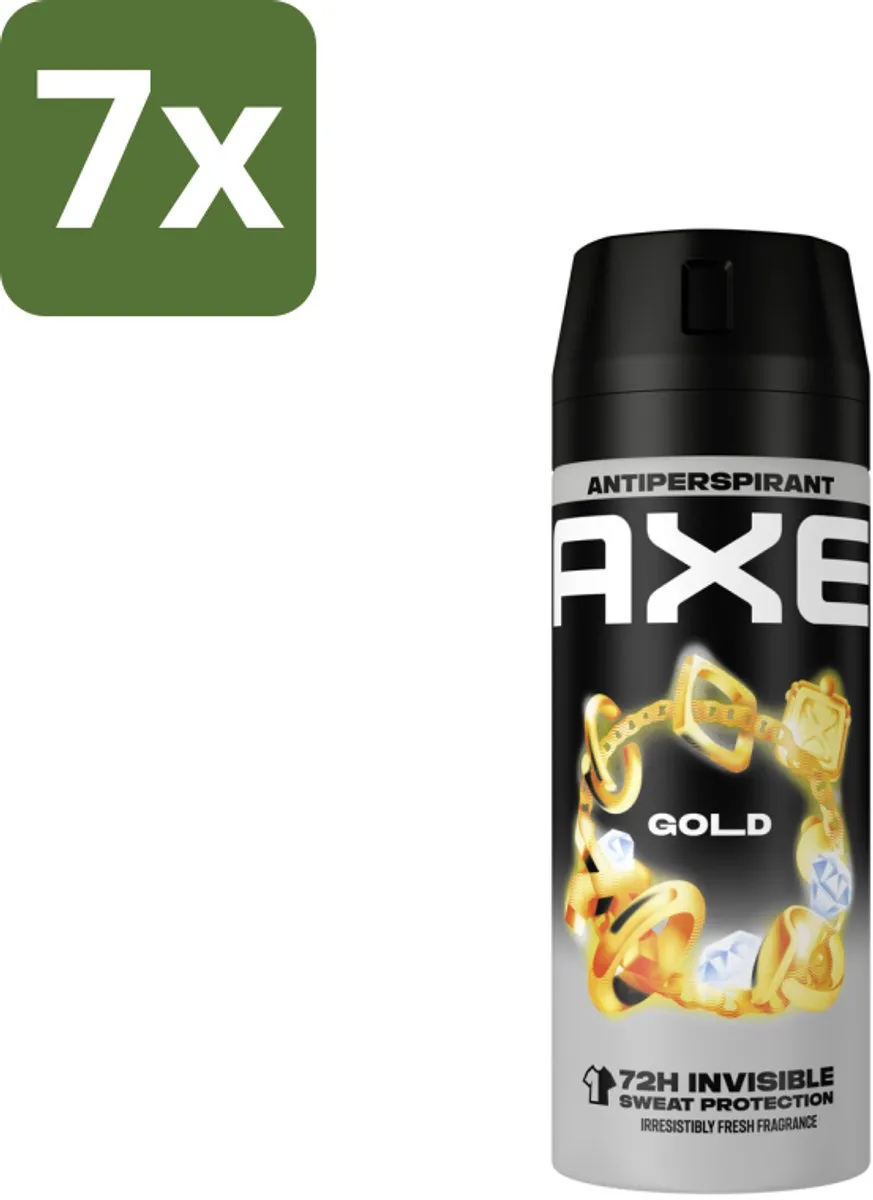 Axe Anti-transpirant Spray Gold 150ml - 7 Stuks