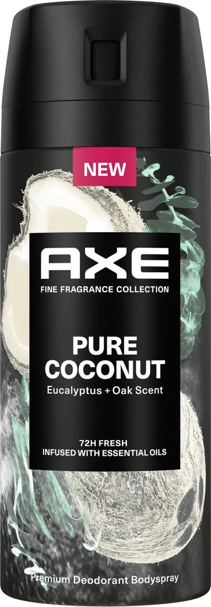 Axe Fine Fragrance Deodorant Pure Coconut - 6x150ml