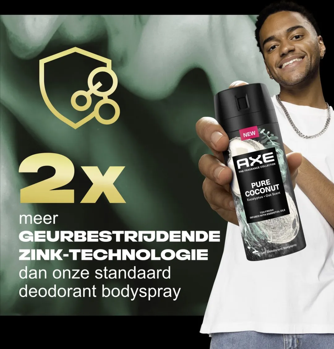 Axe Fine Fragrance Deodorant Pure Coconut - 6x150ml