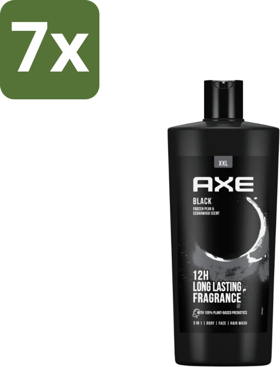 Axe Black Douchegel 700ml - 7 Stuks