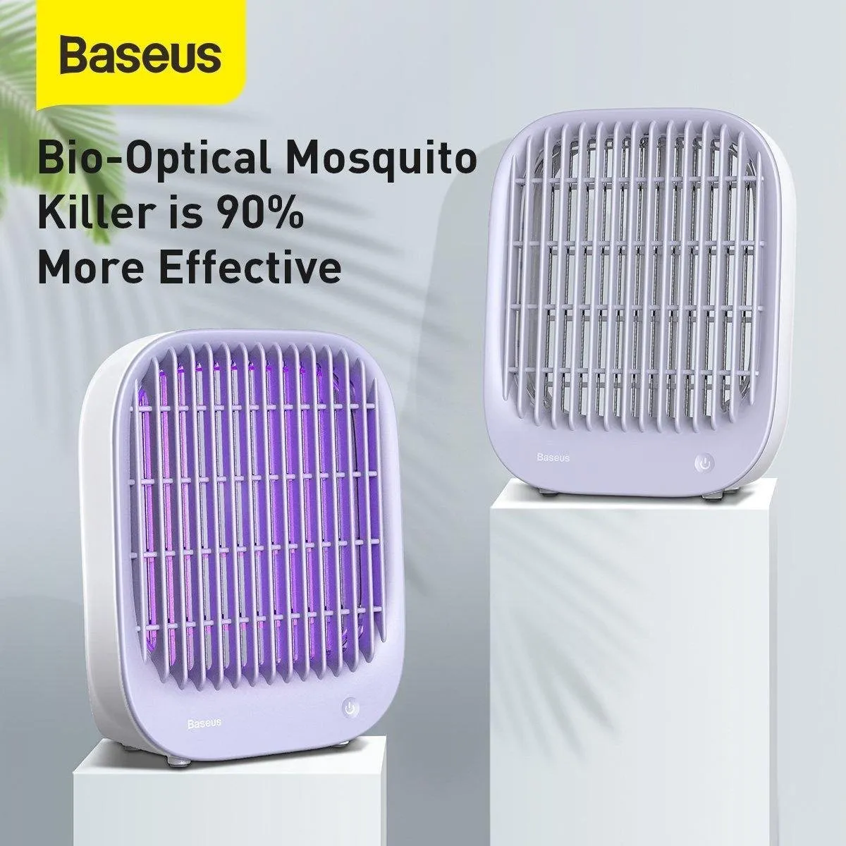 Baseus Muggenverdelgerlamp voor binnen gebruik | USB | Draagbaar | UV-insectenverdelger