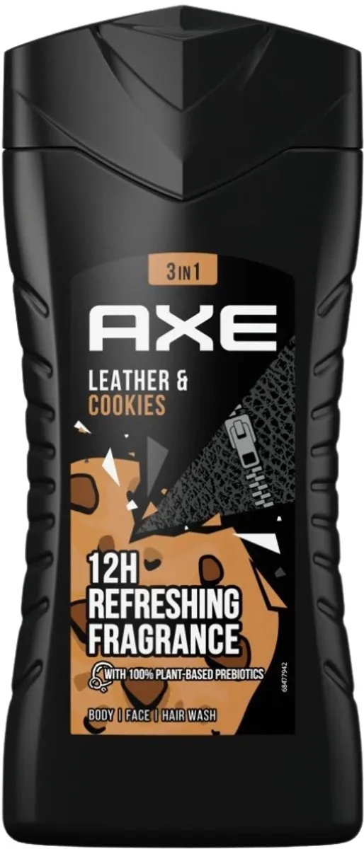 Axe 3-in-1 Douchegel Leather & Cookies - 250ml - 5 Stuks