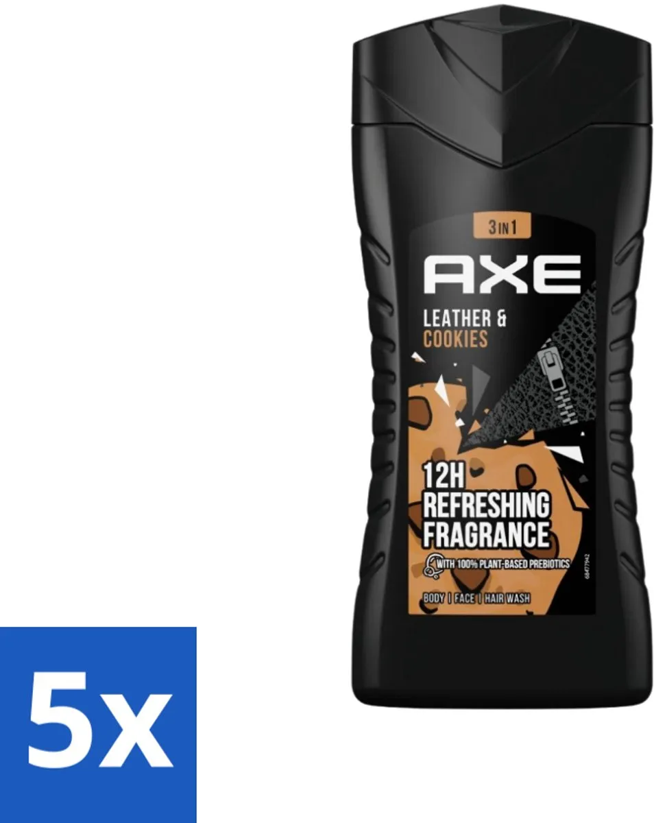 Axe 3-in-1 Douchegel Leather & Cookies