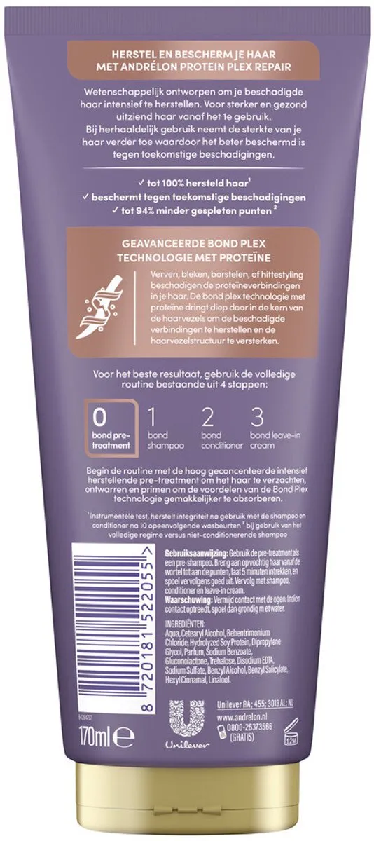 Andrélon Pro Care Protein Plex Repair 170ml - 20 Stuks