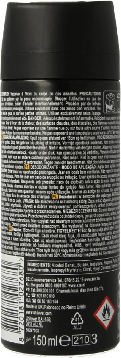 Axe Wild Mojito & Cedarwood Deo Spray 150ml