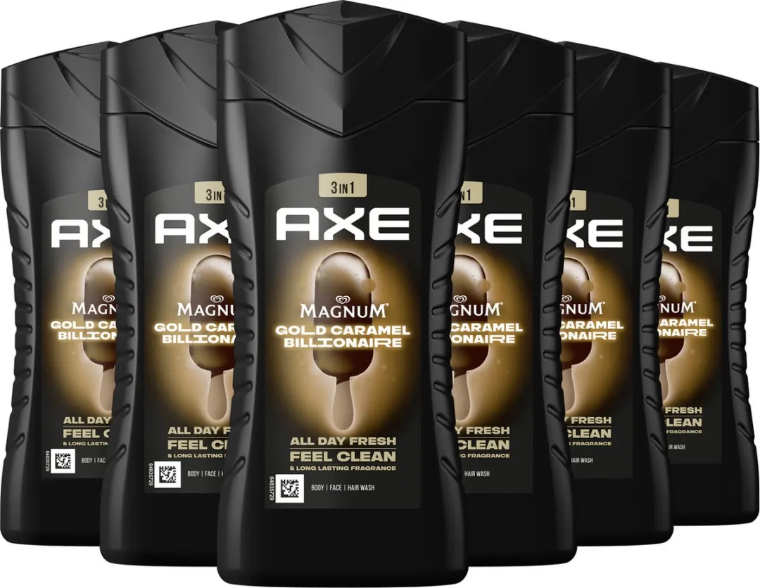Axe 3-in-1 Douchegel Magnum Gold Caramel Billionaire