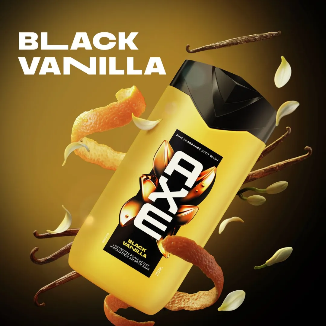 Axe Black Vanilla Douchegel - 6x225ml