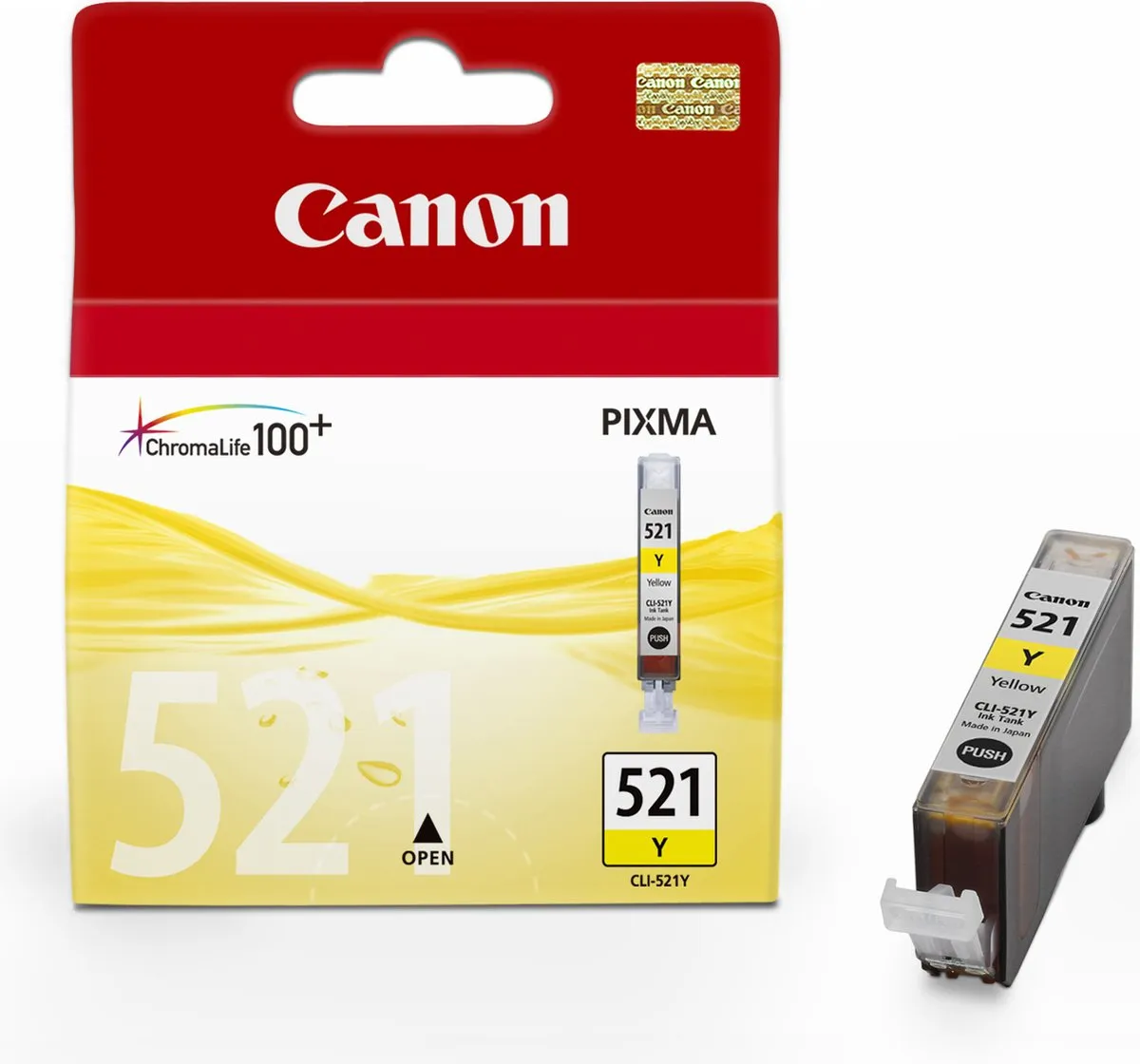 Canon CLI-521Y Inktcartridge Geel