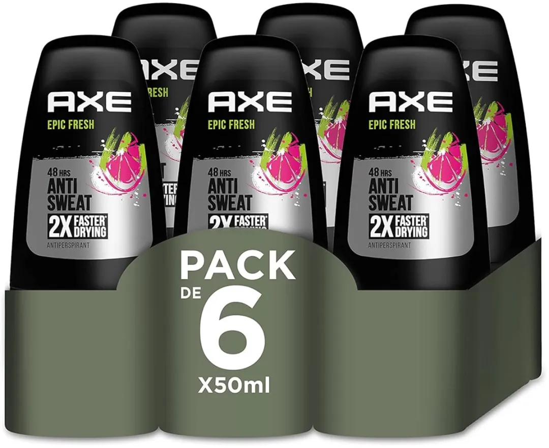 Axe Deodorant Roller Epic Fresh 50ml - 6 Stuks