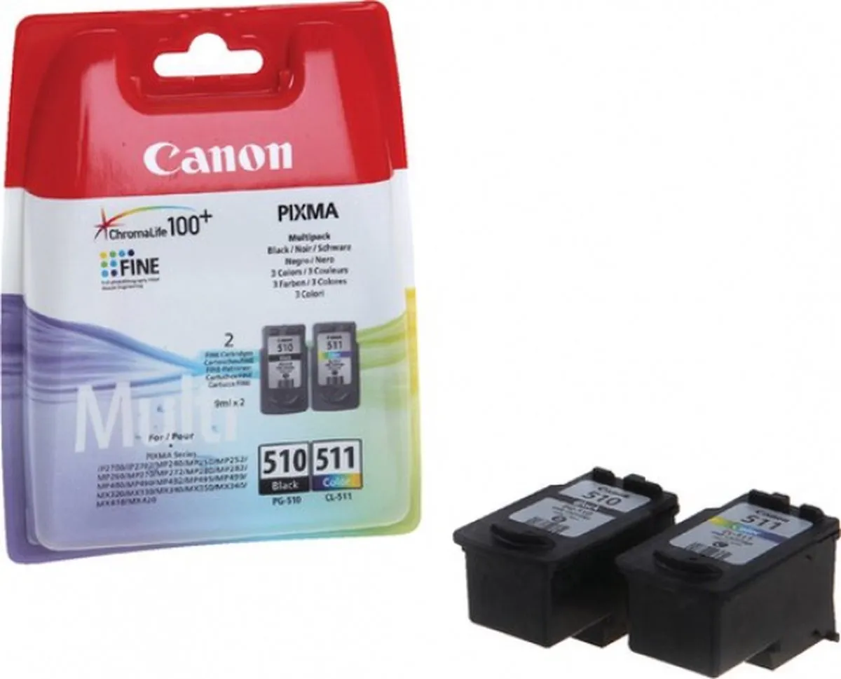 Canon PG-510/CL-511 Inktcartridges - 220 Pagina's
