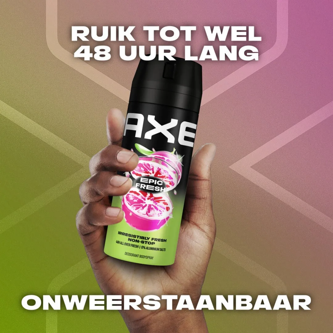 Axe Epic Fresh Deodorant Spray 150ml - 2250ml (15x150ml)