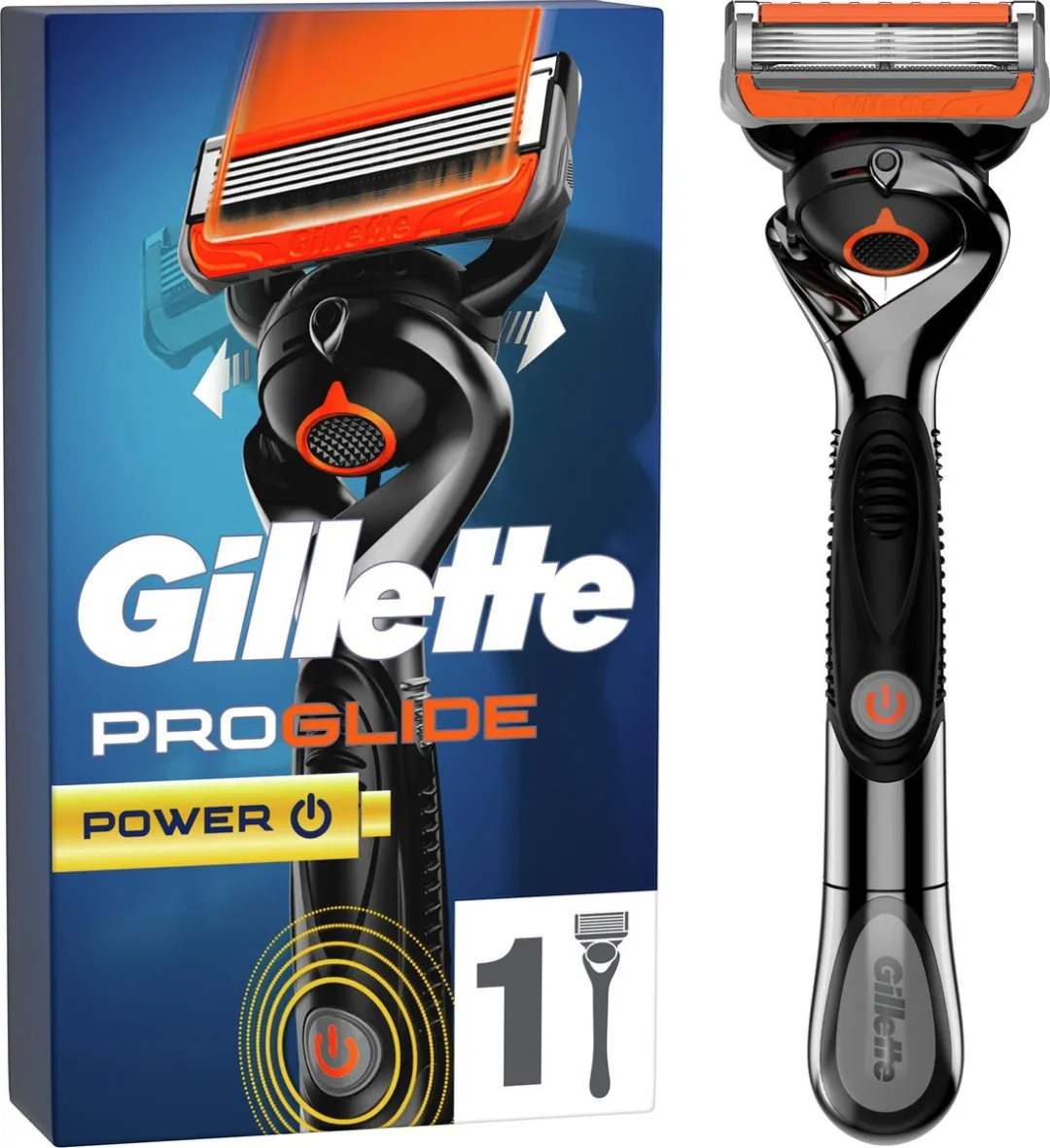 Gillette Fusion5 Proglide Power Scheersysteem - Zwart/Oranje