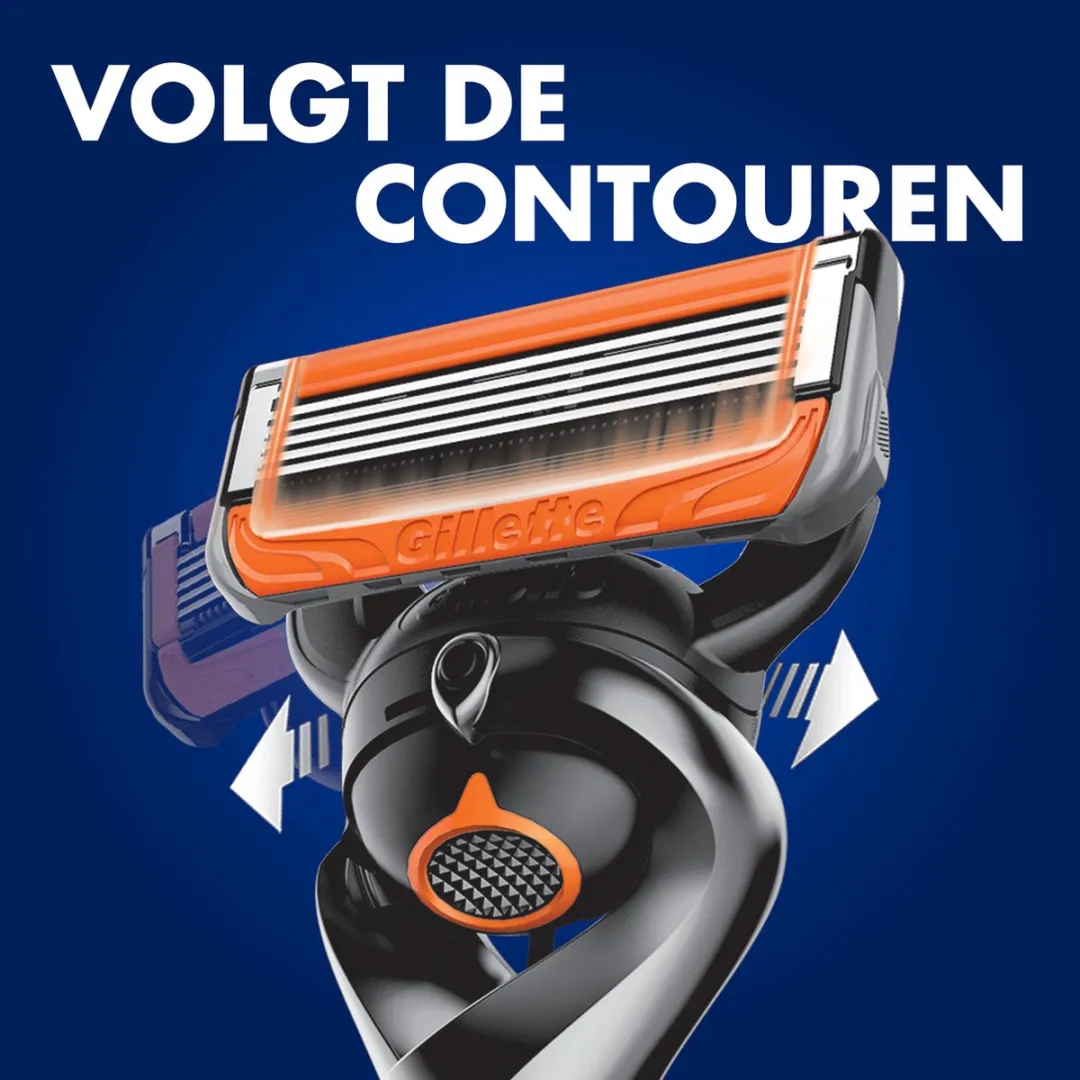 Gillette Fusion5 Proglide Power Scheersysteem - Zwart/Oranje