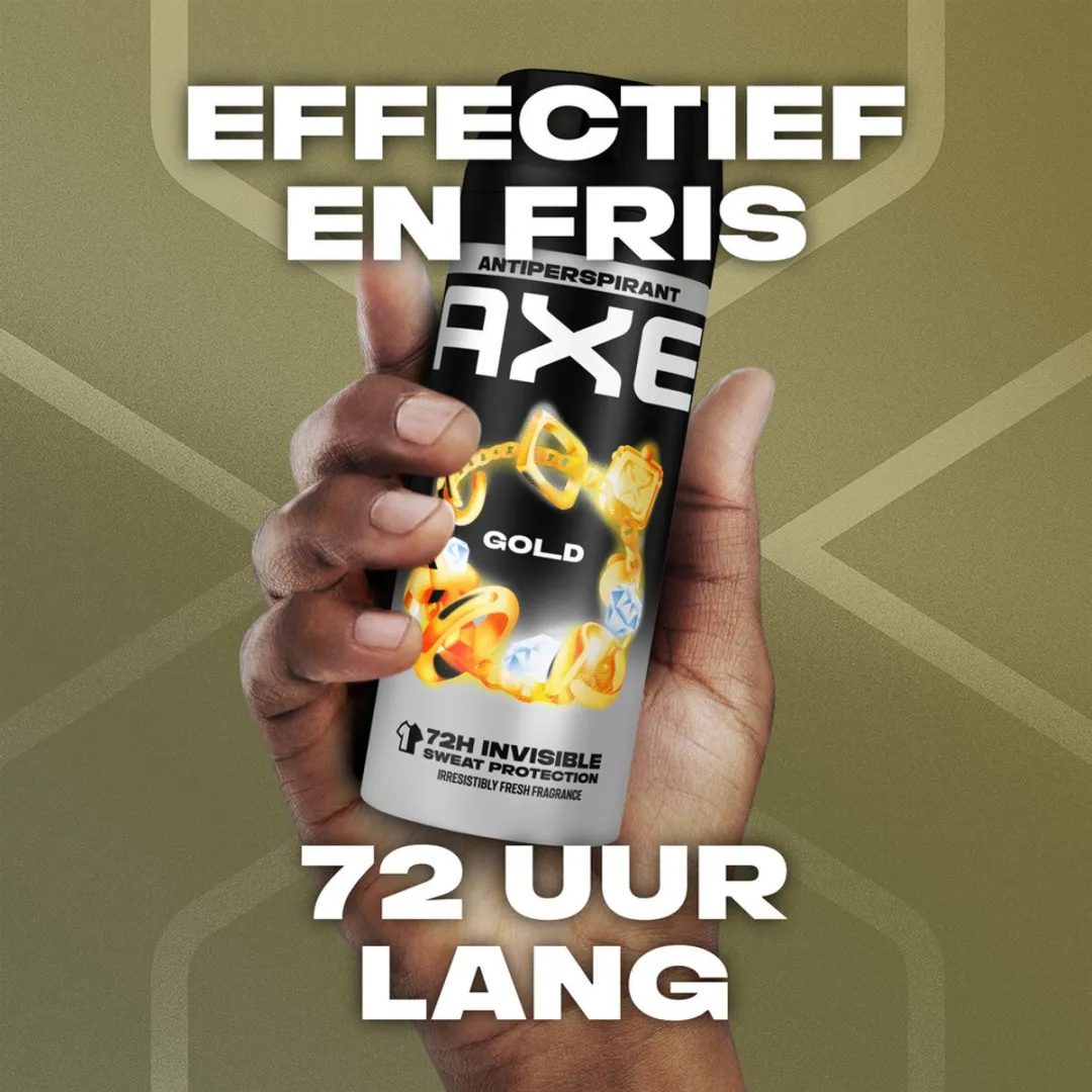 Axe Deo Spray Gold - 6x150ml