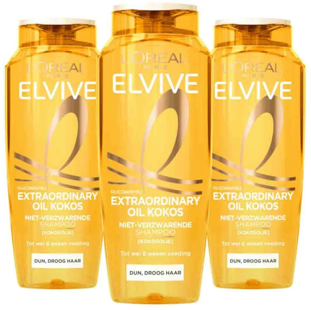 L'Oréal Paris Elvive Kokos Shampoo 3x250ml