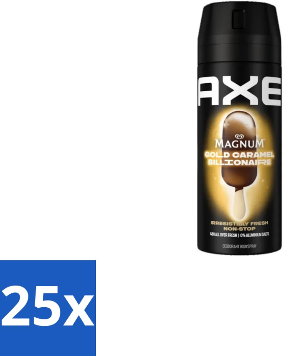 Axe Magnum Gold Caramel Billionaire Bodyspray 150ml