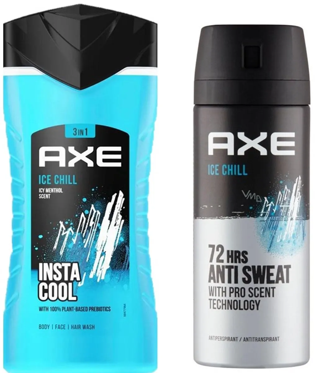 Axe Ice Chill Douchegel & Deo Spray DRY