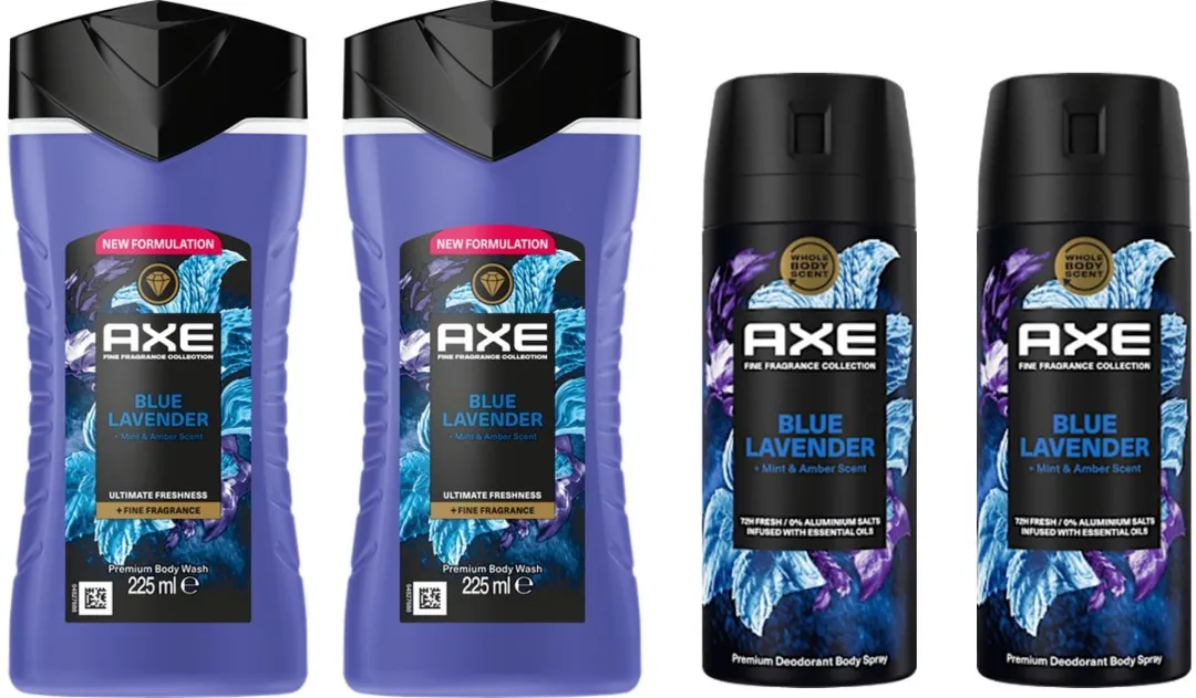Axe Blue Lavender Douchegel & Deo Spray