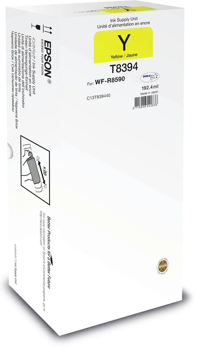Epson C13T83944N Inktcartridge Geel